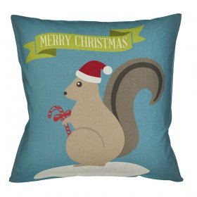 Декоративная подушка «Новогоднее настроение», версия 29