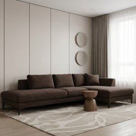 Диван Milan Lounge трехместный коричневый