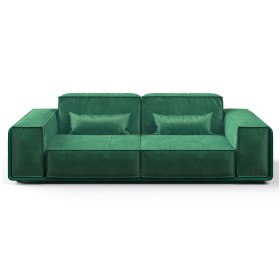 Диван-кровать Venzo L 270 двухместный зеленый