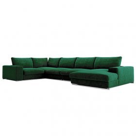 Модульный диван Turin зелёный