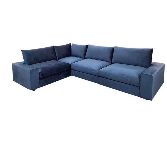 Угловой диван Classic синий