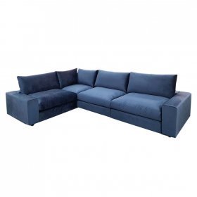 Угловой диван Turin синий