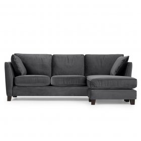 Раскладной диван Iris угловой серый 230