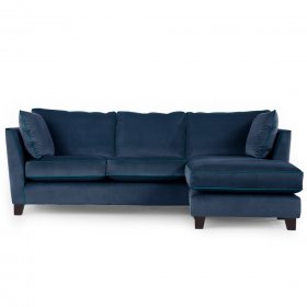 Раскладной диван Iris угловой синий 230
