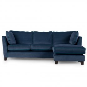 Раскладной диван Iris угловой синий 286