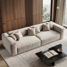 Диван Lugano Low с высокими подлокотниками