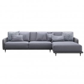 Угловой диван Wisset ширина 324 см серый