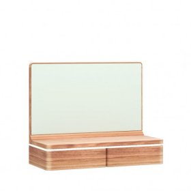 Стол навесной Concept с зеркалом орех