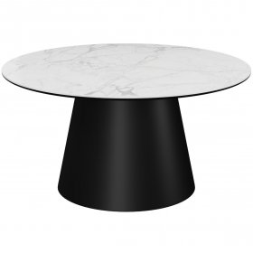 Журнальный столик Prato Black D78 белая керамика