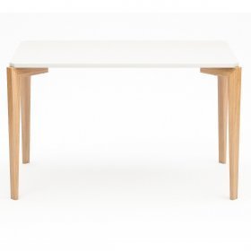 Обеденный стол Rectangle Compact дуб натуральный/белый