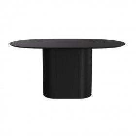 Обеденный стол TP 160х95 см овальный (черный)
