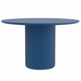 Обеденный стол Olberg 120 синий МДФ/эмаль