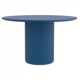 Обеденный стол Olberg 90 синий МДФ/эмаль