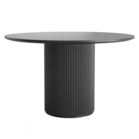 Обеденный стол Olberg 140 черный МДФ/эмаль