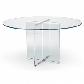 Обеденный стол Kare стеклянный круглый