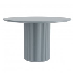 Обеденный стол Olberg 140 серый МДФ/эмаль