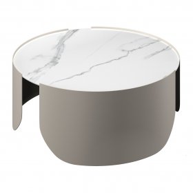 Журнальный столик Petal D78 Titan белая керамика
