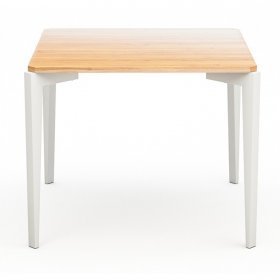 Обеденный стол Quatro Compact дуб натуральный/белый шпон