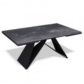 Стол обеденный Ken KB1400 черный/керамика черная