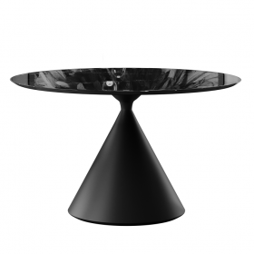 Обеденный стол Sevilia D120 черная керамика