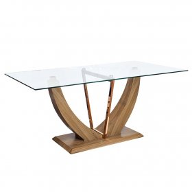 Обеденный стол Franco со стеклом
