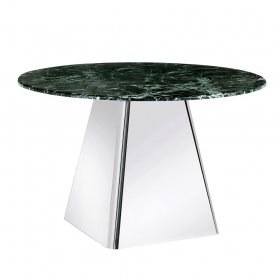 Обеденный стол Verde искусственный мрамор/хром